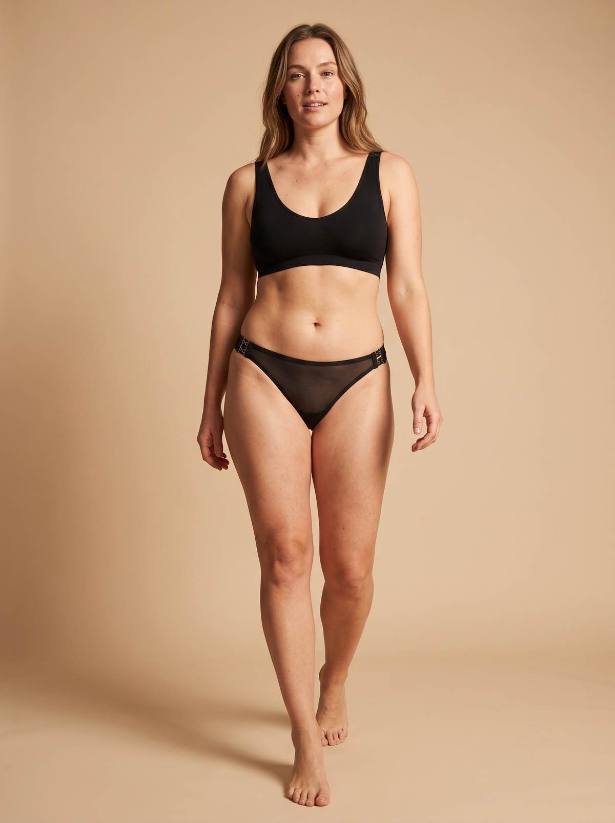 The Invisible Trio — LivCalm™ Side-Snap Seamless Bikini Brief included