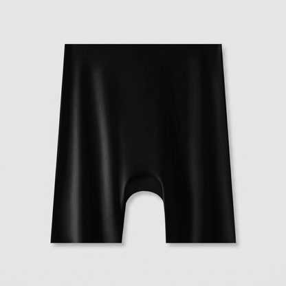 LivCalm™ Seamless Safety Shorts — Black colorway flat lay