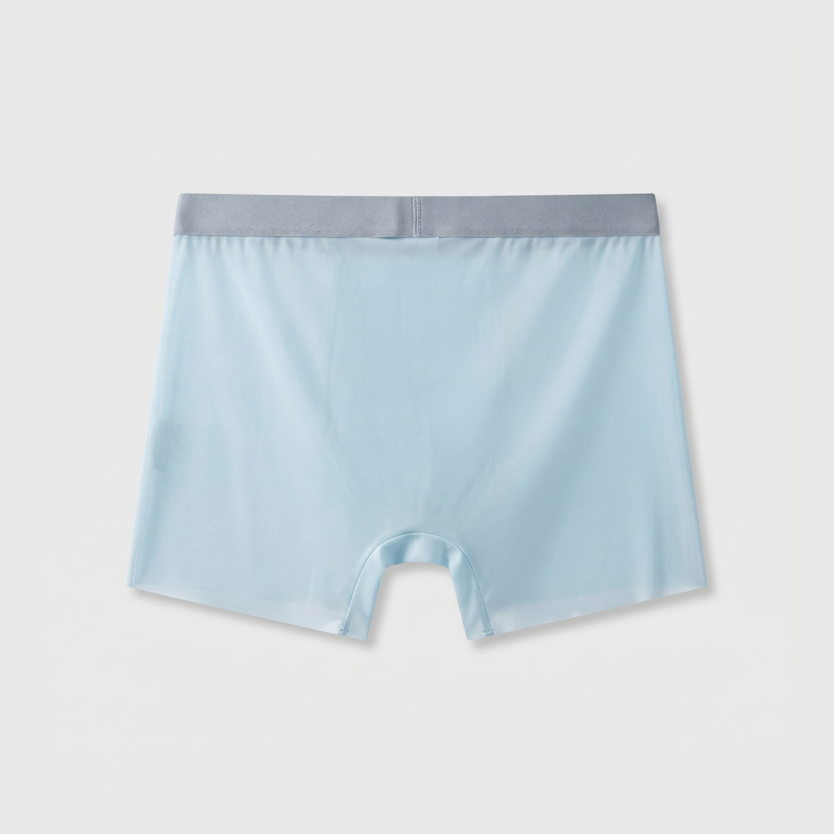 ArcticSilk™ QuickDry Men's Ice Silk Boxer — Crystal Blue flat lay (back)