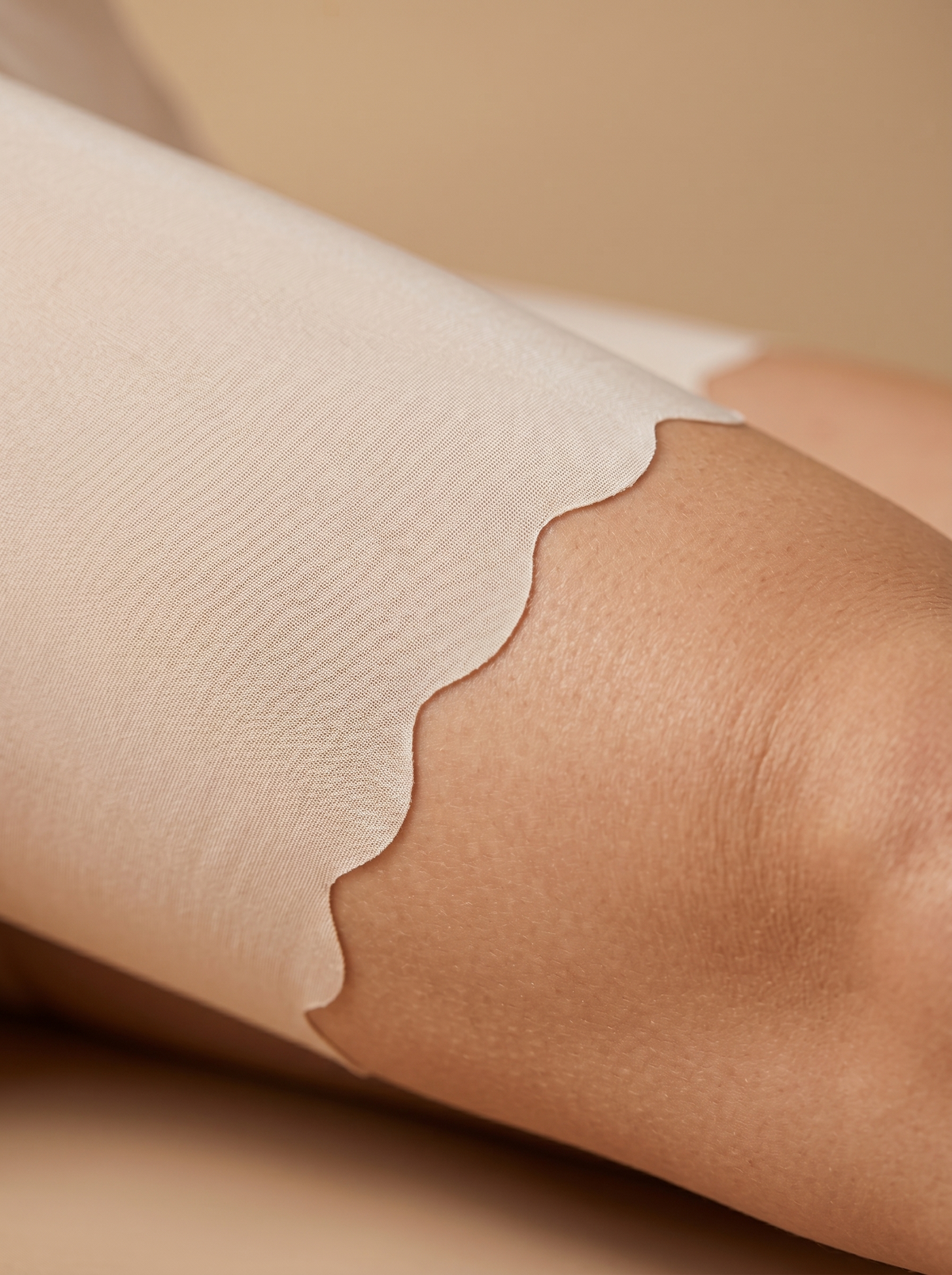 LivCalm™ Ice Silk Anti-Chafe Shorts — fabric detail close-up