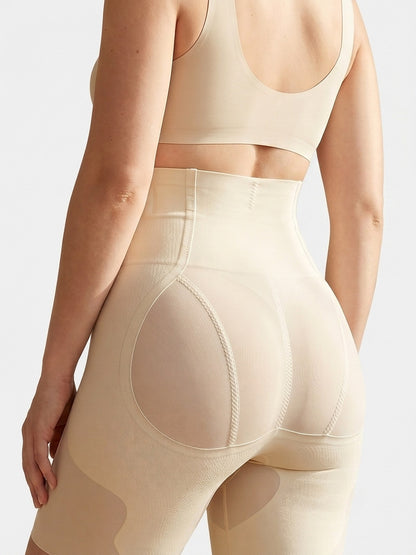 LivForme™ Butt-Lifting High-Waist Brief — on-model back, Oat
