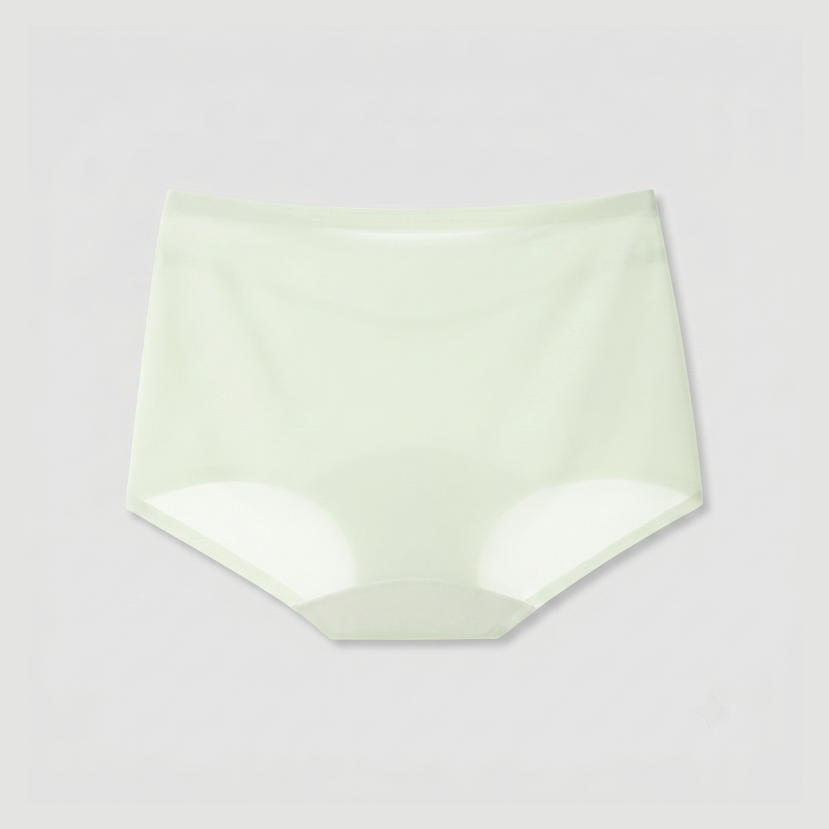 LivBliss™ Smile-Line Ice Silk Brief — Dusty Mint flat lay (back)