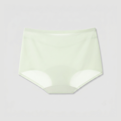 LivBliss™ Smile-Line Ice Silk Brief — Dusty Mint flat lay (back)